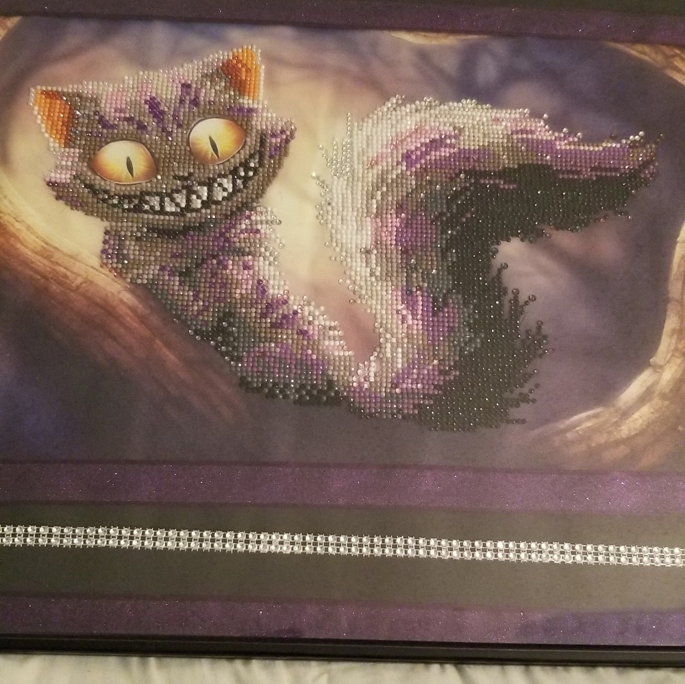 Cheshire cat 5D diy picture and eyes